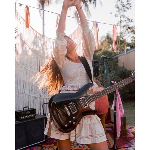 New Spell Lola Ruched Off Shoulder Top - Picture 11 of 12